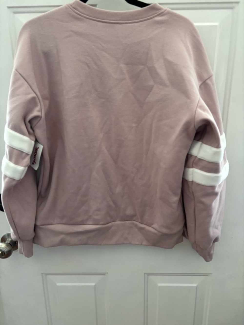 C&C California Mauve oversized Sweatshirt with White Accent